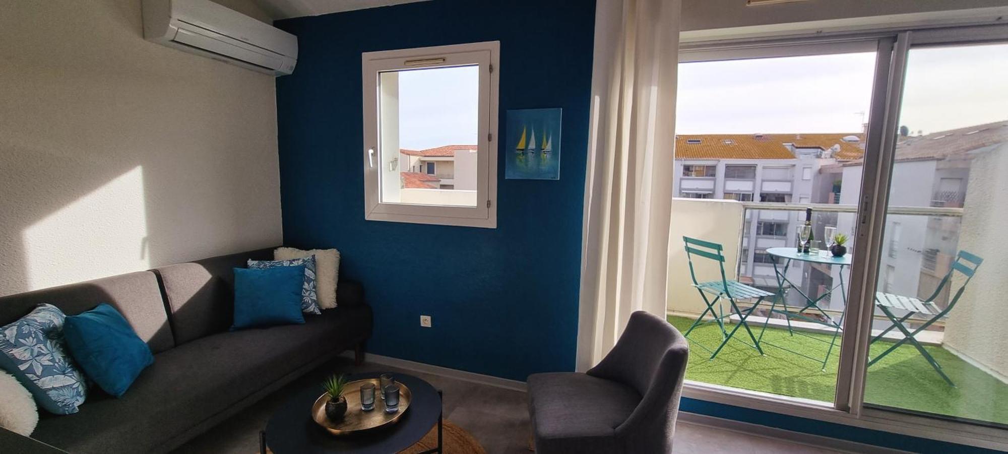 Ferienwohnung L'Ophelia Duplex Dernier Etage Balcon Centre Climatisation Sète Exterior foto
